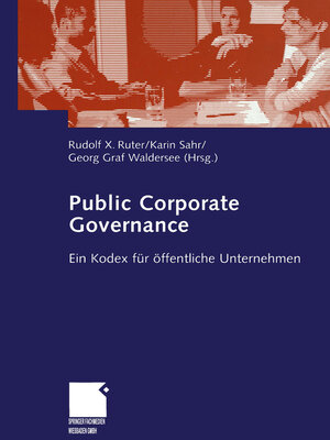 cover image of Public Corporate Governance